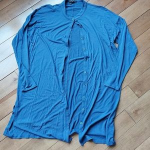 Eileen Fisher long cardigan organic cotton